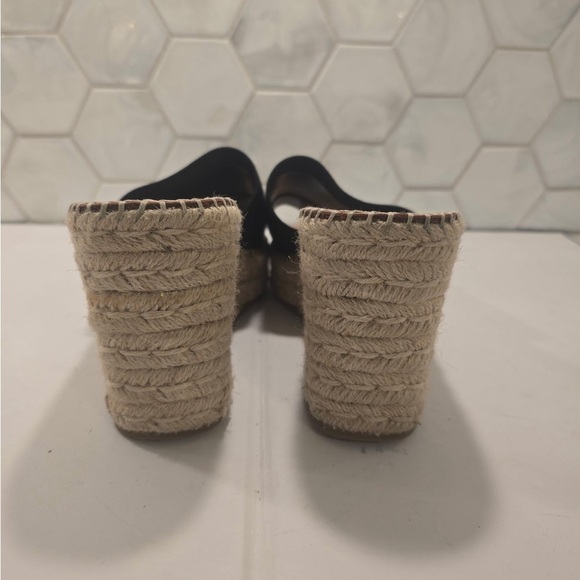 Dolce Vita Espadrille Wedge Sandals Black No Size Google Says 9.5-10? - Picture 11 of 11